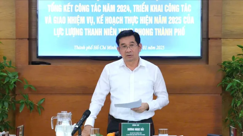Tổ chức lại Lực lượng Thanh niên xung phong thành phố 