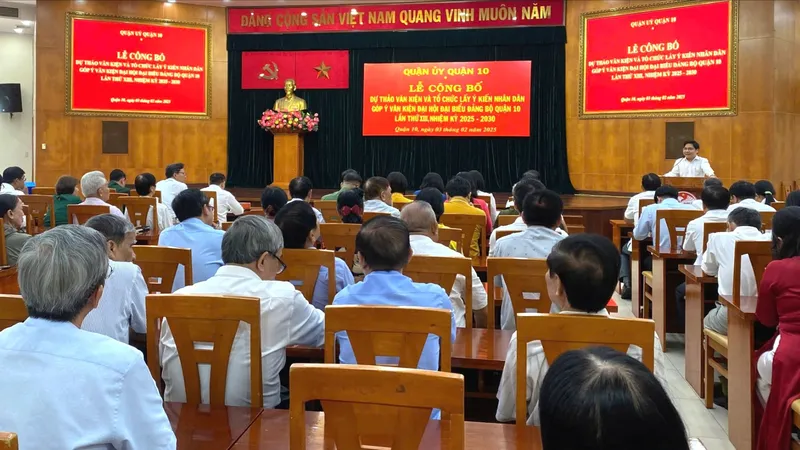 Quang cảnh buổi lễ