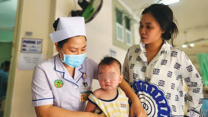 Dịch sởi chưa hạ nhiệt