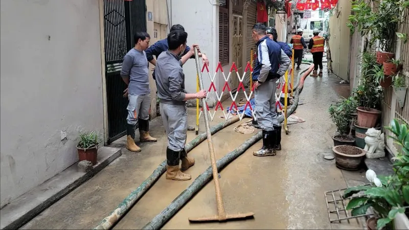 Bùn đất, phụ gia khoan hầm metro Nhổn - ga Hà Nội không còn phun trào