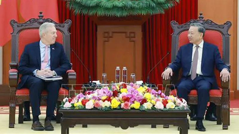 Tổng Bí thư Tô Lâm tiếp đoàn doanh nghiệp Hội đồng Kinh doanh Hoa Kỳ - ASEAN