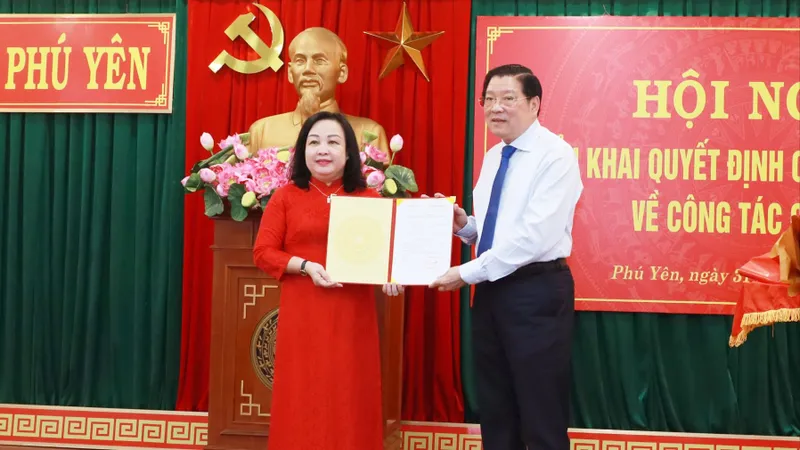 Đồng chí Cao Thị Hòa An giữ chức Bí thư Tỉnh ủy Phú Yên
