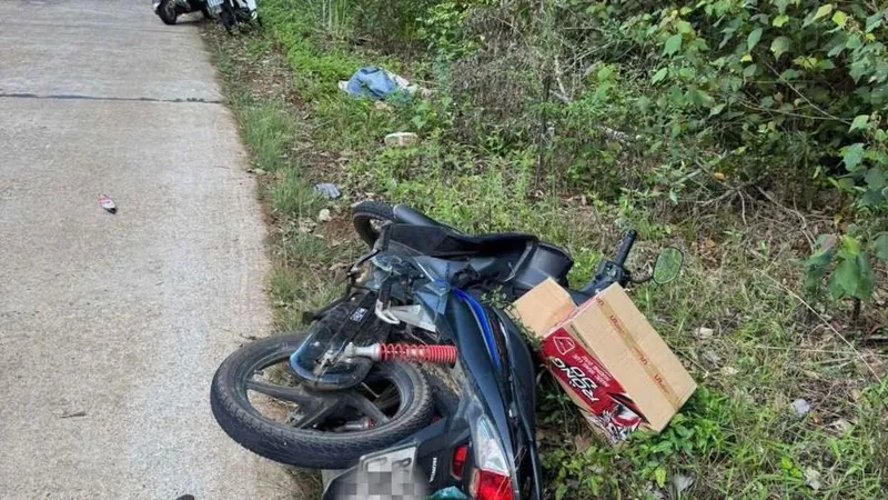 Hiện trường vụ việc. Ảnh: CTV