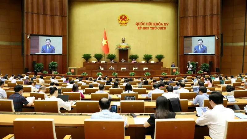 Quang cảnh hội trường Diên Hồng. Ảnh minh họa