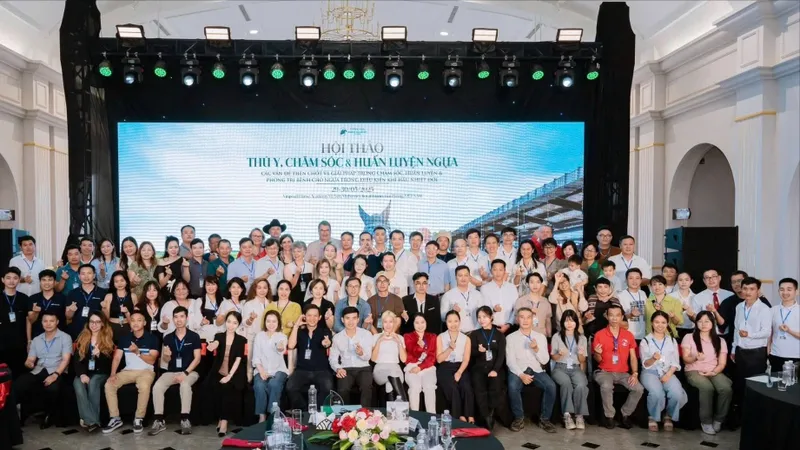Hơn 100 chuyên gia hàng đầu dự Hội thảo ngành ngựa tại Học viện Cưỡi ngựa Vinpearl Vũ Yên