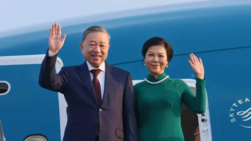 Tổng Bí thư Tô Lâm và Phu nhân lên đường thăm cấp Nhà nước Đại Hàn Dân Quốc