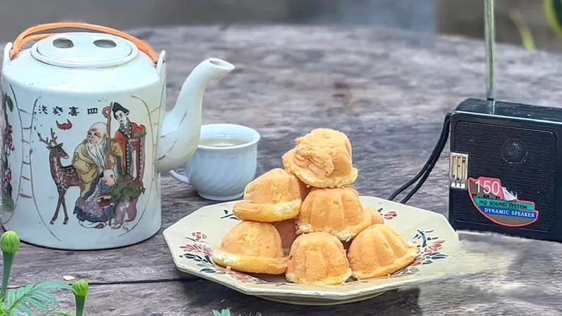 Bánh bông lan Nam bộ đơn sơ mà tinh tế. Ảnh: ĐỖ TÌNH