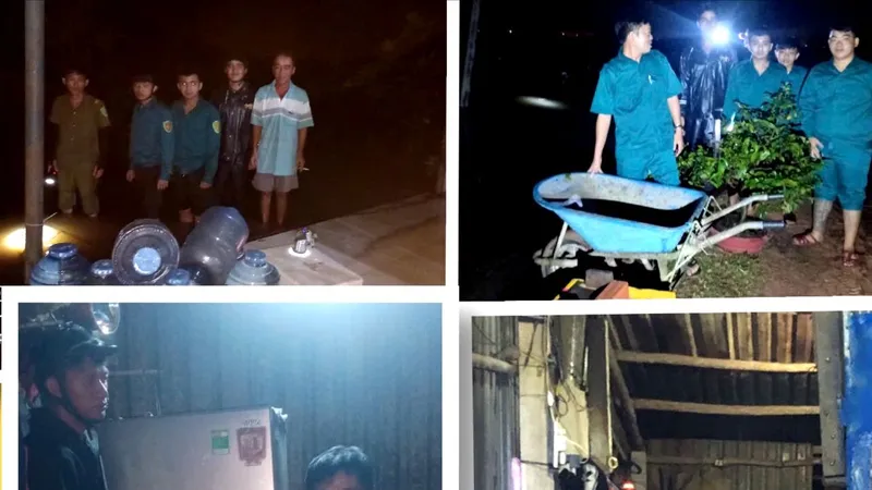  Phường Phú An, Tây Nam (TPHCM): Trắng đêm ứng phó với triều cường