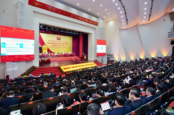 Toàn văn Nghị quyết Đại hội đại biểu Đảng bộ TPHCM lần thứ I, nhiệm kỳ 2025 - 2030