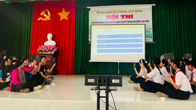 Phường Long Hương tổ chức hội thi tuyên truyền phòng, chống ma túy