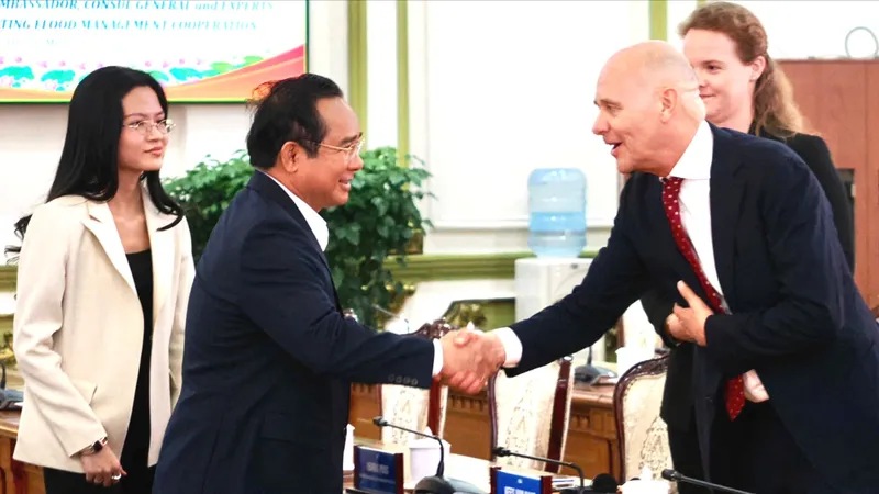 TPHCM tăng cường hợp tác với Hà Lan tìm giải pháp toàn diện chống ngập