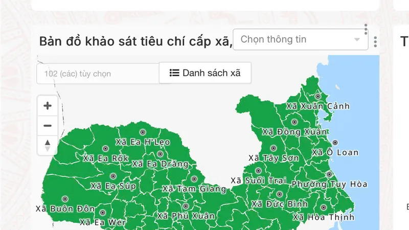 Đắk Lắk đạt trạng thái “xanh” toàn bộ 102 xã, phường