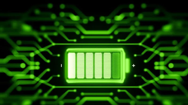 Ảnh minh họa pin lithium-ion hữu cơ. Ảnh: THX