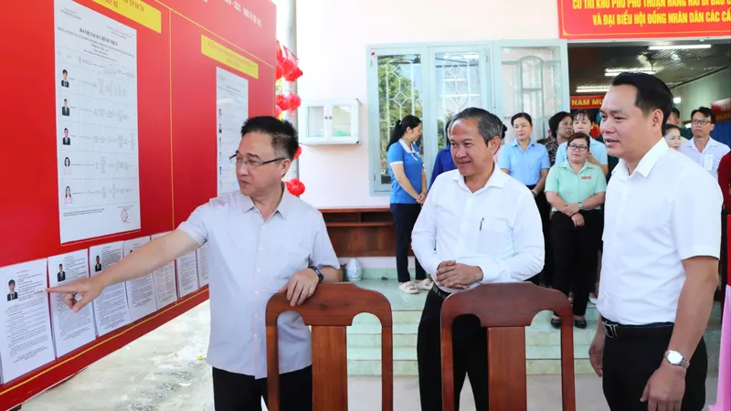 Kiểm tra việc vận hành thử quy trình bầu cử