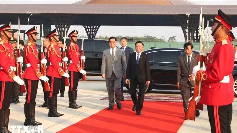 Thường trực Ban Bí thư Trần Cẩm Tú kết thúc tốt đẹp chuyến thăm chính thức Lào và Campuchia