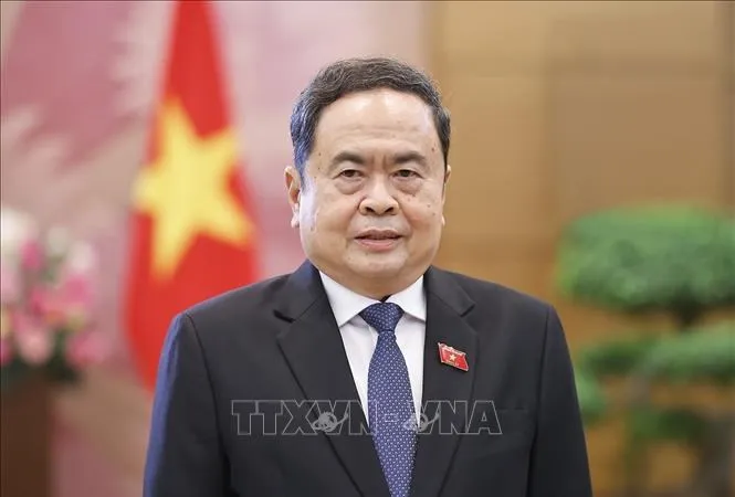 Chủ tịch Quốc hội Trần Thanh Mẫn lên đường dự Đại hội đồng IPU-152