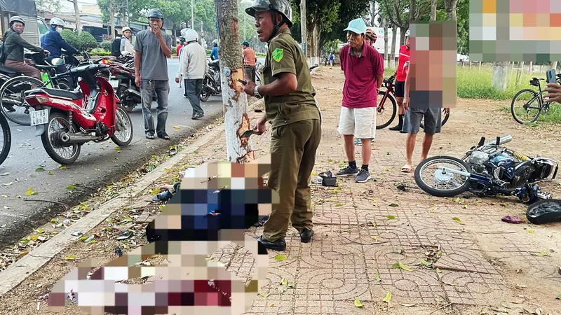 Hiện trường vụ tai nạn