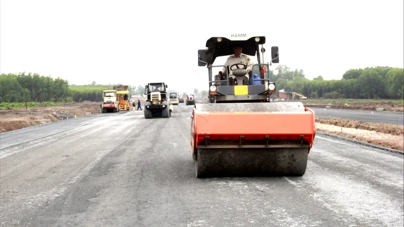 Tăng tốc thi công đường 25B, 25C kết nối sân bay Long Thành