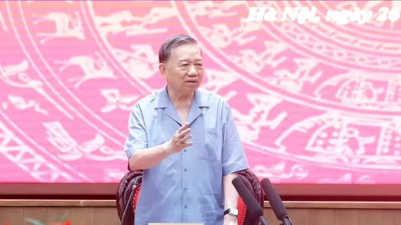 Tổng Bí thư, Chủ tịch nước Tô Lâm phát biểu. Ảnh: Thống Nhất/TTXVN