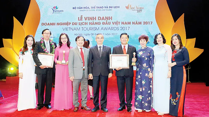 Công ty Dịch vụ lữ hành Saigontourist tại lễ trao giải