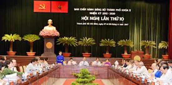 Khai mạc Hội nghị lần thứ 11, Ban Chấp hành Đảng bộ TPHCM khóa X