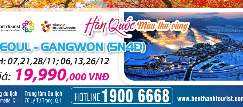 5 điểm đến đẹp như mơ của Gangwon