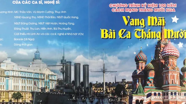 Giao lưu nghệ thuật kỷ niệm 100 năm Cách mạng Tháng Mười Nga 