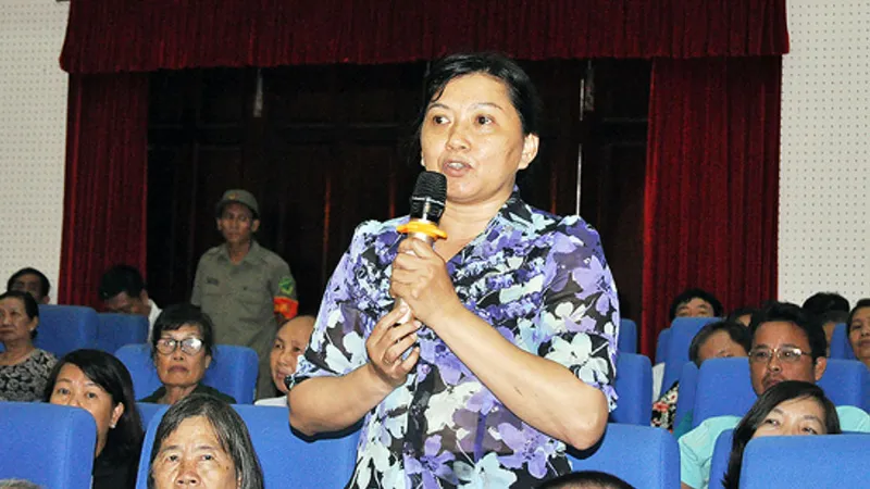 Đại biểu HĐND TPHCM tiếp xúc cử tri