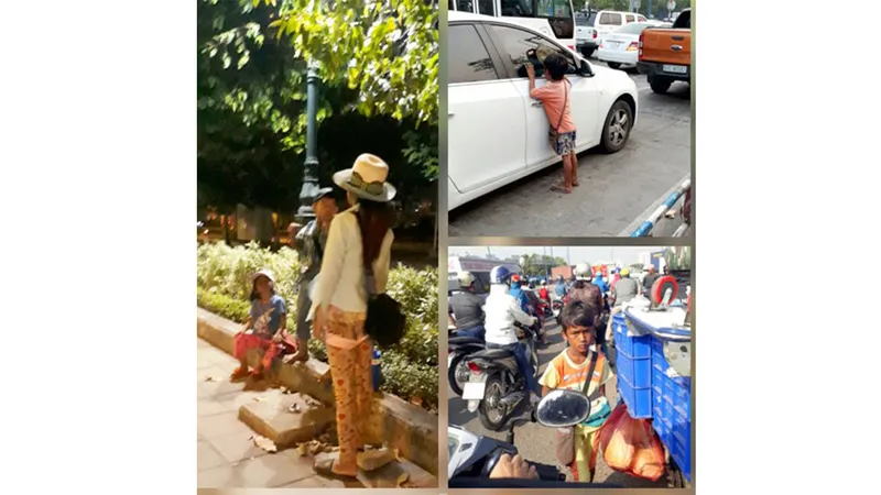 Đề nghị giải quyết tình trạng người xin ăn trên phố