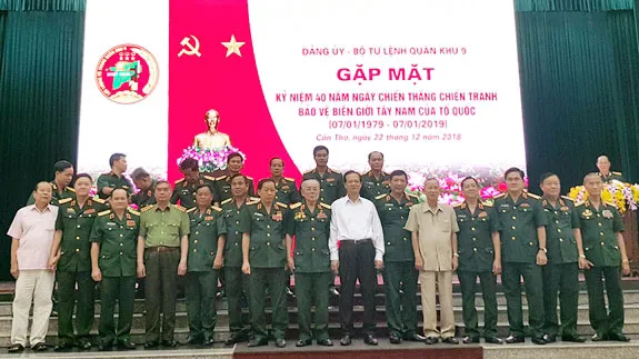 Quân khu 9 kỷ niệm 40 năm chiến thắng Chiến tranh biên giới Tây Nam