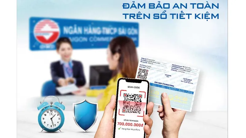 SCB triển khai tính năng tra cứu thông tin sổ tiết kiệm bằng mã QR Code