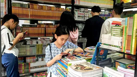 Trường học hưởng ứng Ngày Sách Việt Nam năm 2019