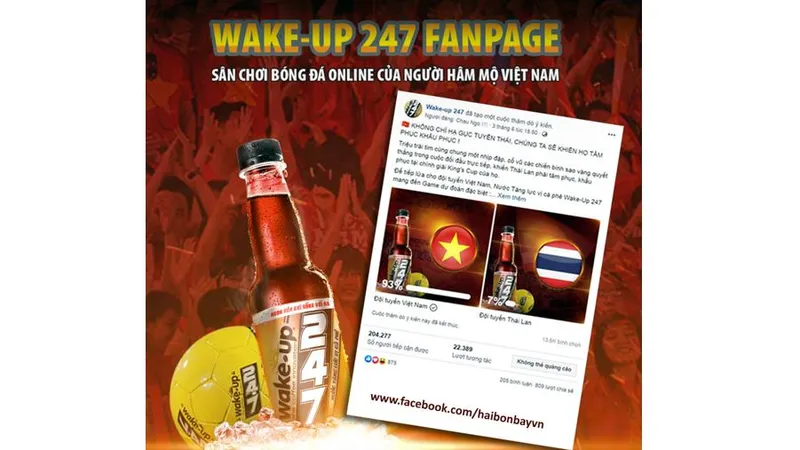 Wake-up 247 Fanpage - sân chơi bóng đá online của người hâm mộ Việt Nam
