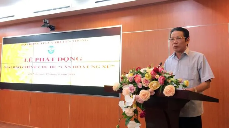 Phát động giải báo chí về “Văn hóa ứng xử”