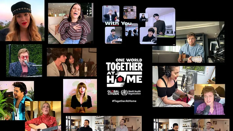 Các nghệ sĩ biểu diễn trong One World: Together at Home 
