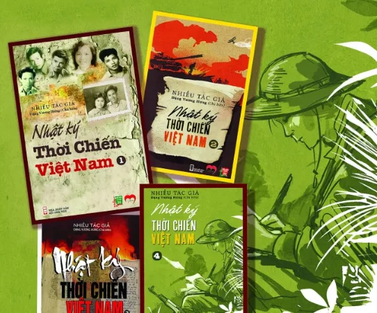 Bộ sách "Nhật ký thời chiến Việt Nam". Nguồn: Nhà xuất bản Hội Nhà văn