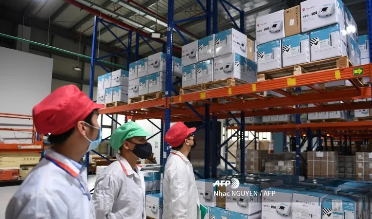 Hình ảnh máy thở của Vingroup trên AFP, Bloomberg, Reuters gây sốt