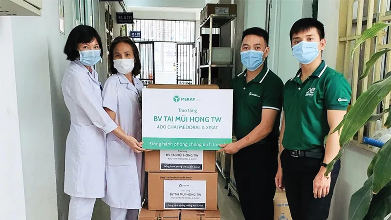 Bệnh viện Tai Mũi Họng Trung ương tiếp nhận Medoral và Xisat