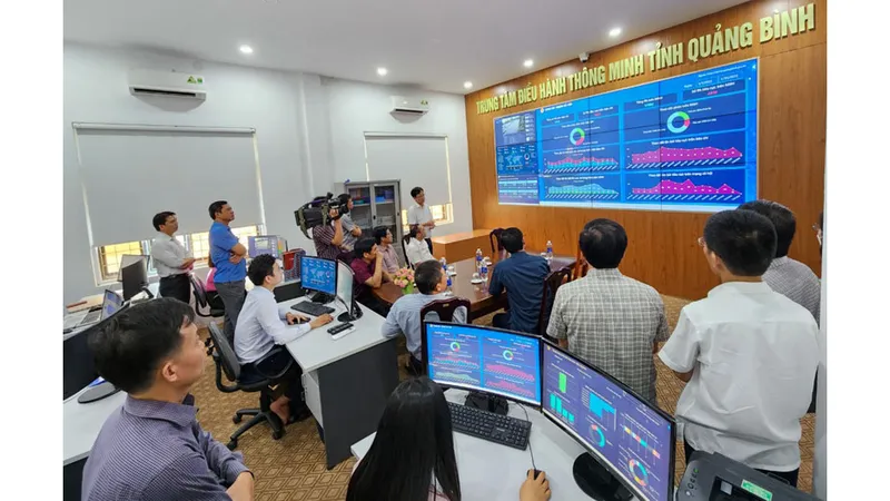 Quảng Bình triển khai trung tâm điều hành thông minh