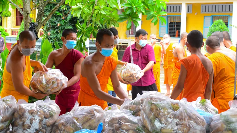 Sóc Trăng: Đồng bào Khmer tích cực tham gia công tác từ thiện xã hội