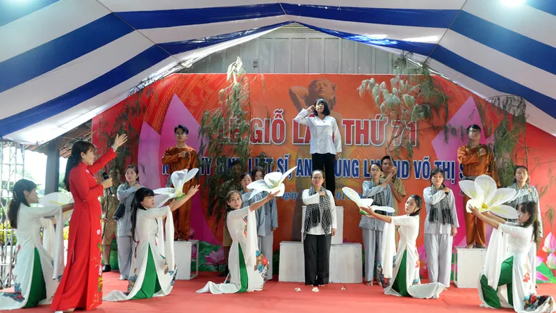 Bà Rịa - Vũng Tàu: Trang trọng tổ chức lễ giỗ lần thứ 71 nữ anh hùng Võ Thị Sáu