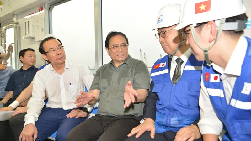 Thủ tướng Phạm Minh Chính: Phấn đấu đưa Metro Bến Thành - Suối Tiên vào hoạt động dịp 2-9 năm nay
