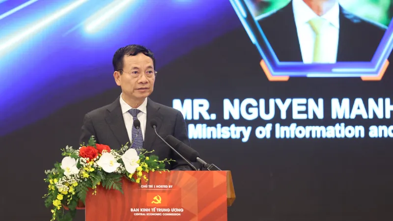 Bộ trưởng Nguyễn Mạnh Hùng: Chuyển đổi số tạo ra sự tăng trưởng, giàu có