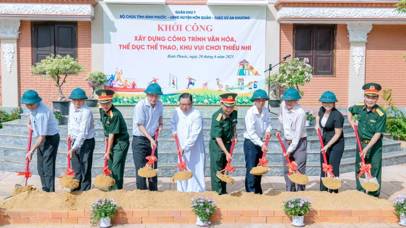 Bình Phước: Khởi công xây dựng công trình văn hóa, thể dục thể thao, khu vui chơi thiếu nhi tại Giáo xứ An Khương