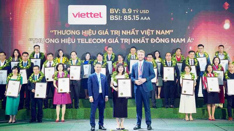 Viettel tiếp tục là thương hiệu giá trị nhất Việt Nam