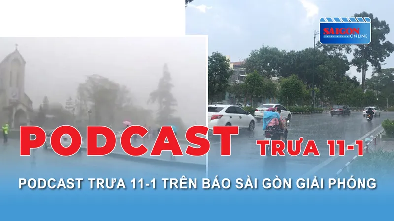 Podcast Tin nóng trưa 11-1: Khu vực Bắc bộ, Thanh Hóa và Nghệ An trời rét