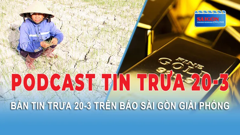 Podcast tin trưa 20-3: Nắng nóng gay gắt đến sớm; Giá vàng chờ kết quả cuộc họp FED