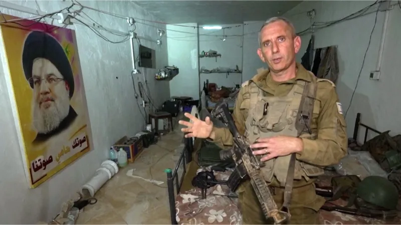 IDF công bố hình ảnh về căn cứ ngầm của Hezbollah ở miền Nam Lebanon