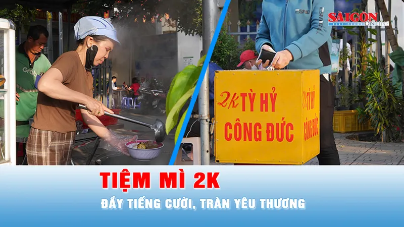 Ăn tùy thích, trả tùy tâm với Tiệm mì 2K