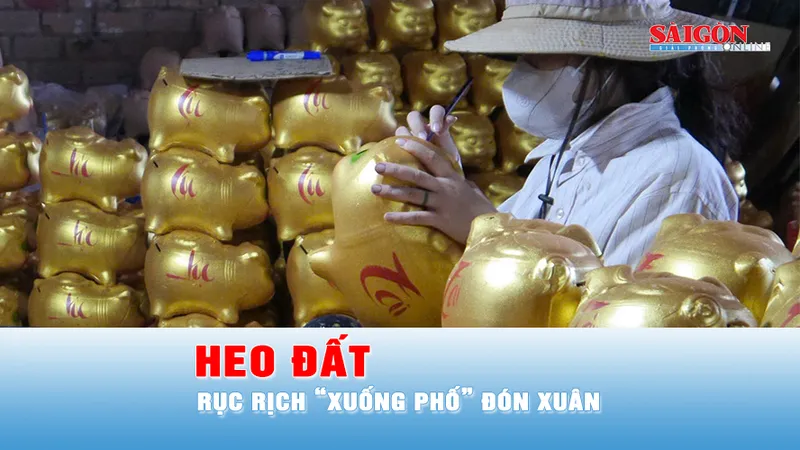 Podcast: Heo đất rục rịch “xuống phố” đón xuân